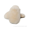 Shearling slippers gesloten teen slippers